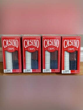 Unopened Amscan Casino Chips Pack 150 Count.